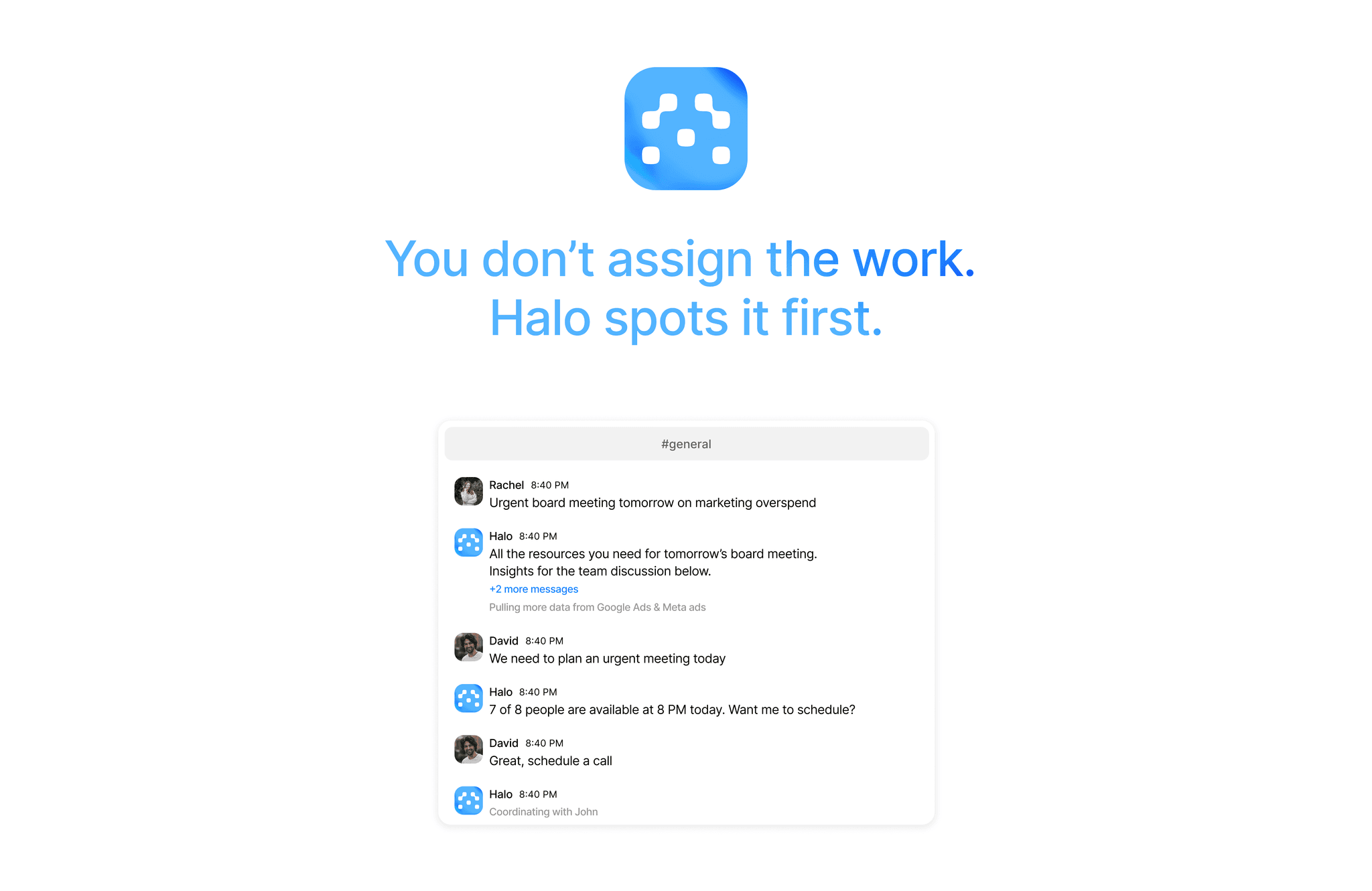 AI Slack Assistant chat